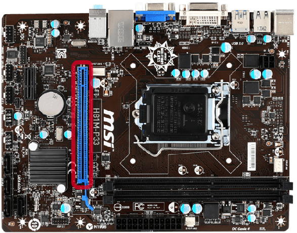 Descripción general de la placa base msi pci