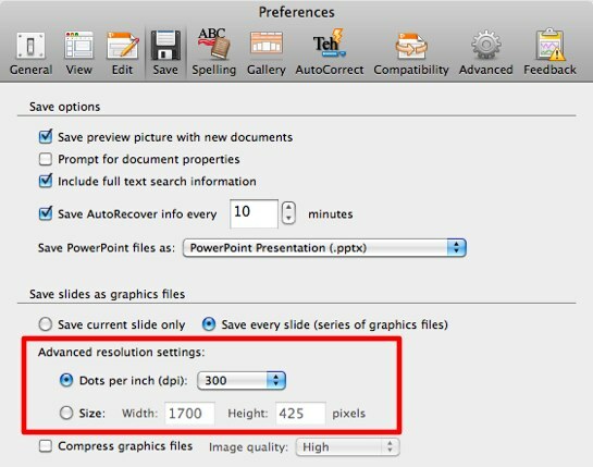 Cómo crear una imagen de encabezado de sitio web usando las preferencias de PowerPoint 06b