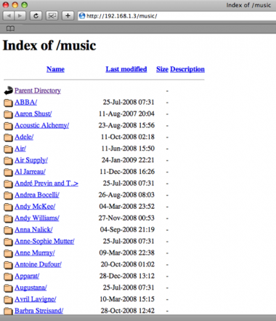 Transmita su biblioteca de iTunes al iPhone a través de la Web [Mac] carpeta de transmisión de música