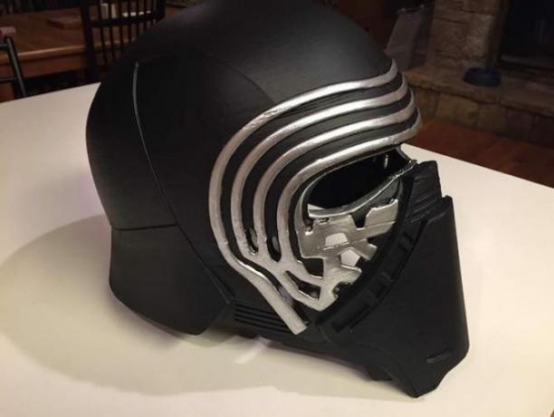 Impresión en 3d de la guerra de las galaxias props máscara de kylo ren