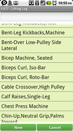 Las 5 mejores aplicaciones de entrenamiento con pesas para obtener resultados rápidamente [Android] liftinglog1