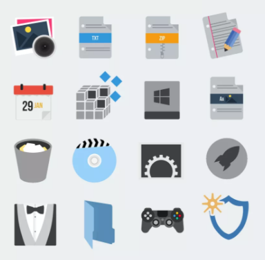 paquete de iconos osx windows 10