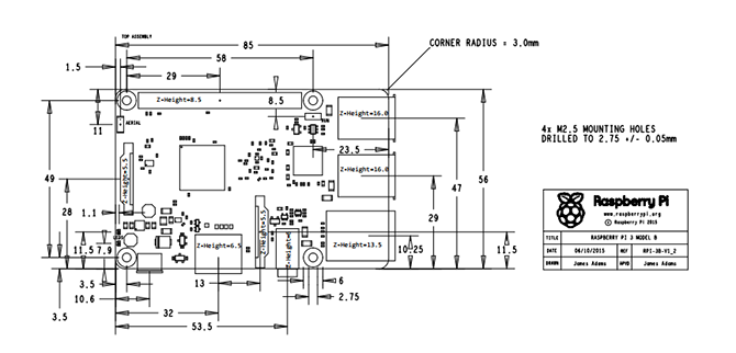 18 interesantes ideas de bricolaje Raspberry Pi Case pi3 mechanicaldrawing 670 670x322