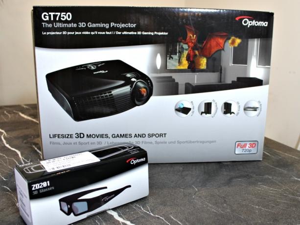 Revisión del proyector de juegos 3D Optoma GT750