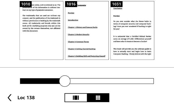 Cómo configurar y usar su Kindle Paperwhite 21 Control deslizante de página Paperwhite