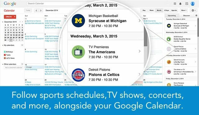 Hasta para el calendario de Google