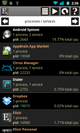 sistema de informacion android