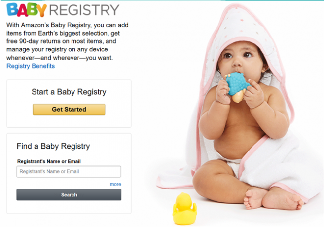 registro principal de amazon baby