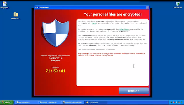 ejemplo de cryptolocker