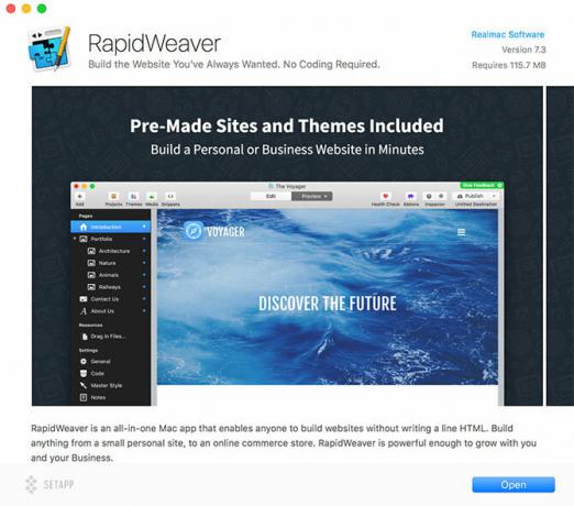 Setapp ofrece 65 aplicaciones Mac premium para un precio bajo setapp rapidweaver