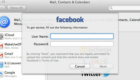 publicar en facebook de mountain lion