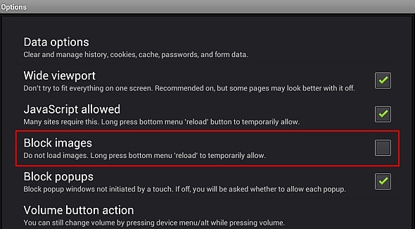 ¿Teléfono Android de gama baja? Pruebe la captura de pantalla del Navegador desnudo rápido y seguro ultraligero 2013 01 20 22 37 50