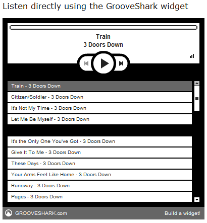 Groovylists: migre las listas de reproducción de Last.fm, Spotify y iTunes a Grooveshark groovylists2