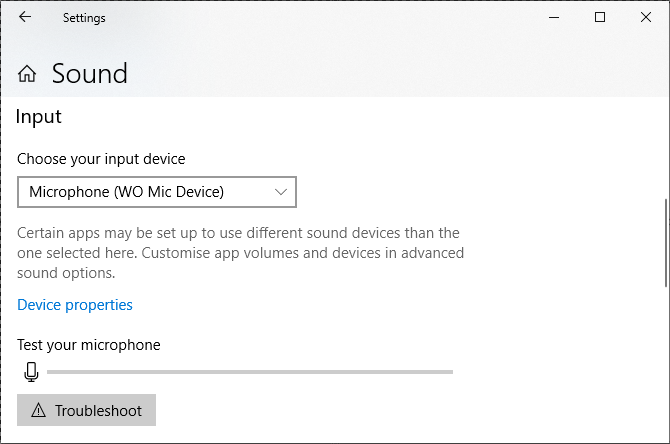 Cambiar entrada de sonido en Windows 10