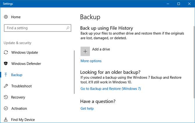 La guía de copia de seguridad y restauración de Windows historial de archivos de Windows 1