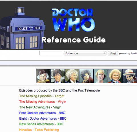 doctor who sitio web