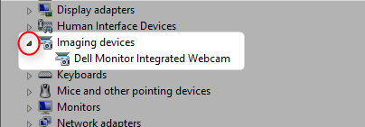 dispositivos de imágenes del administrador de dispositivos de windows