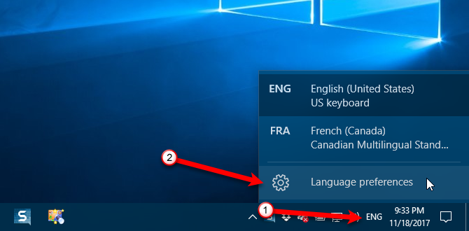 Cómo cambiar el idioma del sistema en Windows 10