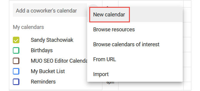 Google Calendar diario personal