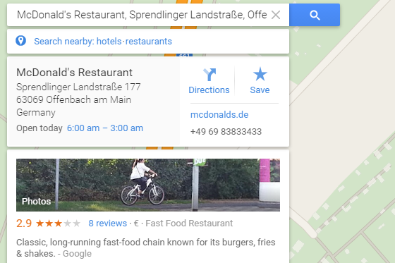 Cómo volver a descubrir su vecindario con Google Maps local searchnearby2