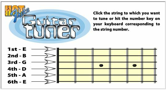 tonos de afinación de guitarra