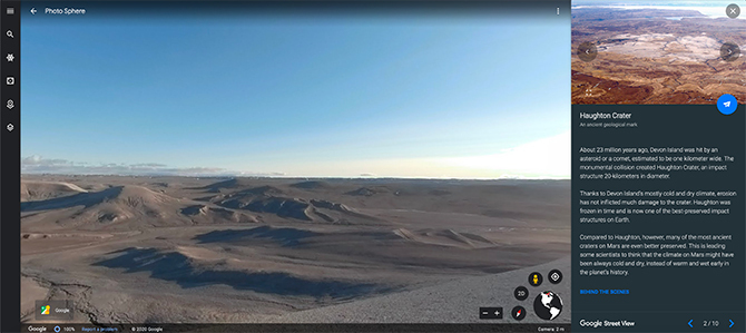 Google Tour Marte en la Tierra