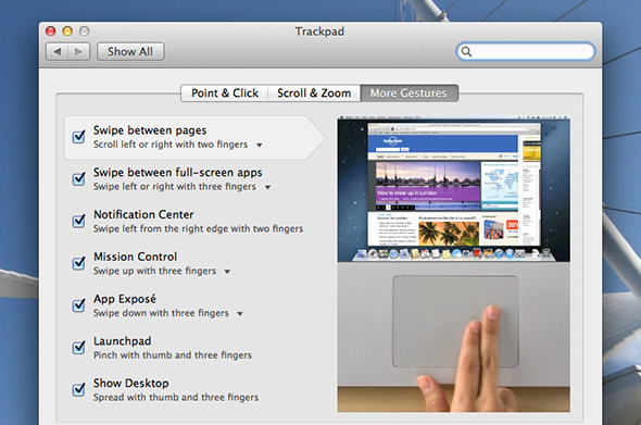 Consejos y trucos del trackpad macbook