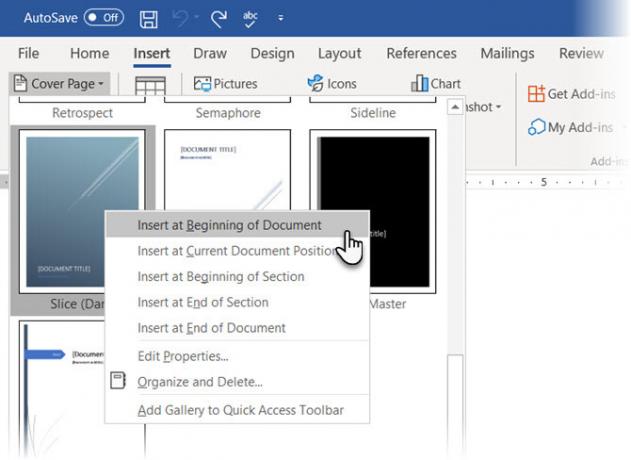 Insertar portada en Microsoft Word