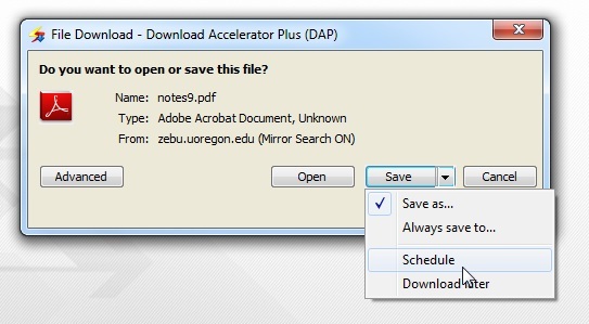 Descargar Accelerator Plus: un administrador de descargas rápido con programación y muchas otras funciones (cuentas gratuitas) Programa