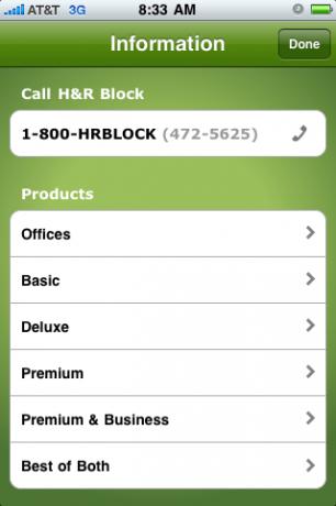 Obtenga sus preguntas sobre impuestos del IRS respondidas en H&R Block for free taxapp 121