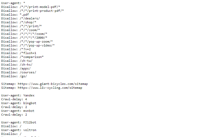 archivo robots.txt gigante