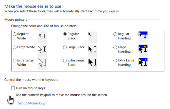 Teclas del mouse