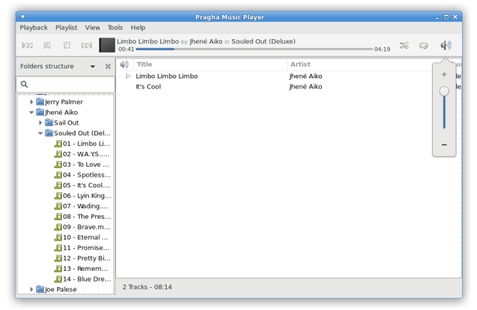Software ligero de Linux - Pragha Music Player