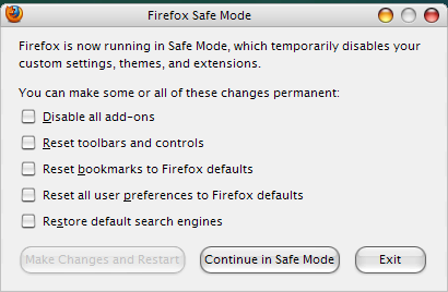 problemas de carga de mozilla firefox