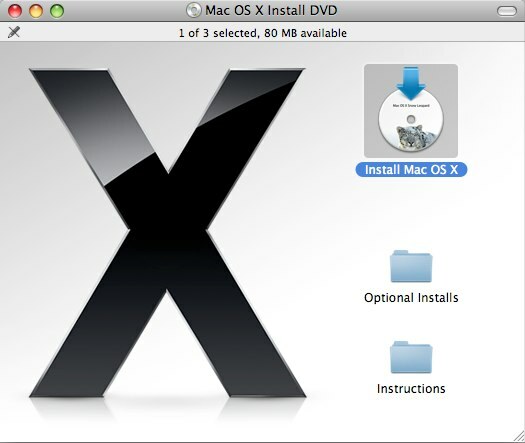 Cómo actualizar a Snow Leopard y lo que debe saber [Mac] SL install 1