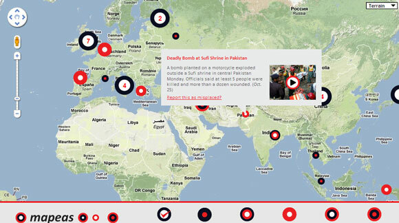 noticias basadas en mapas