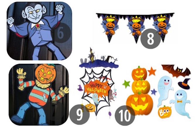 Imprimibles de Halloween - Decoraciones de fiesta