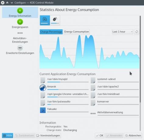 plasma 5 baterías de estado