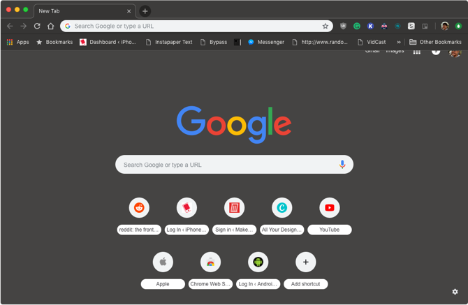 Tema de Chrome Mojave