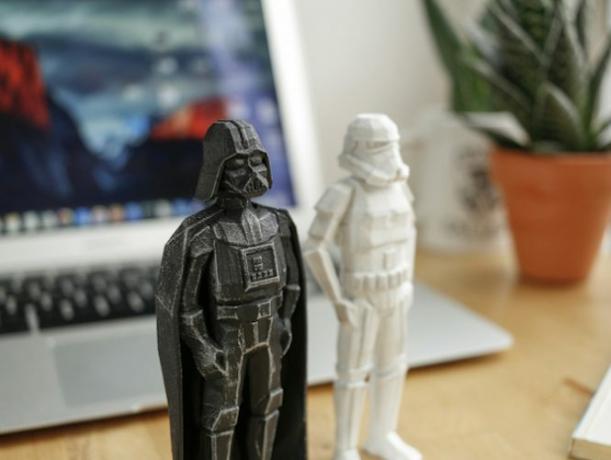 Impresiones en 3d de star wars props darth vader stormtrooper figuras