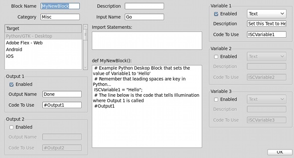 Haga sus propios programas con Illumination Software Creator [Sorteo] illum customblock