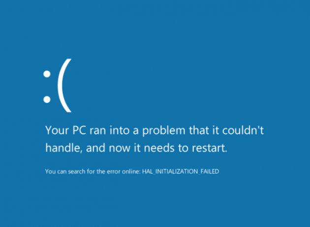 Windows 10 Crash pantalla azul de la muerte