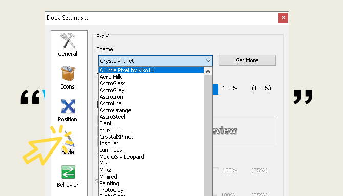 Cómo personalizar Windows 10: la guía completa cambia la configuración del muelle