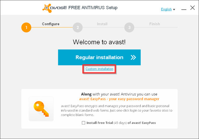 Avast - Instalación - Personalizada