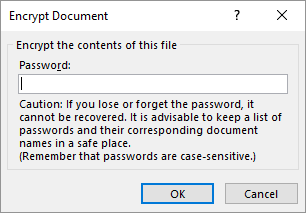 Cómo crear informes y documentos profesionales en Microsoft Word Encrypt Document