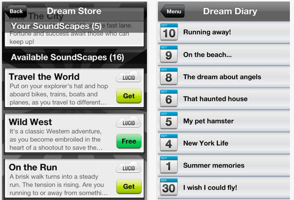 aplicación iphone dream