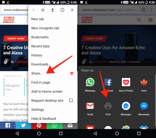 convertir página web a PDF en Chrome para Android 3