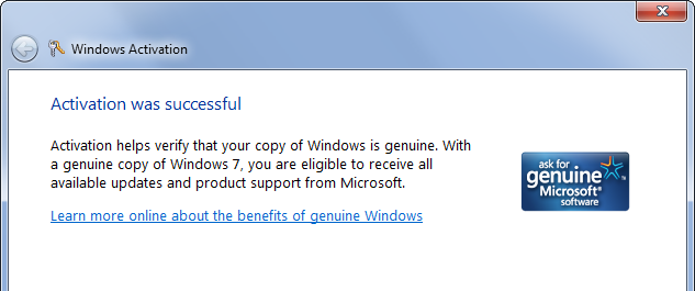 Windows-7-activación-exitosa