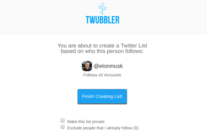 Twubbler te permite ver cómo se ve la línea de tiempo de algún otro usuario de Twitter