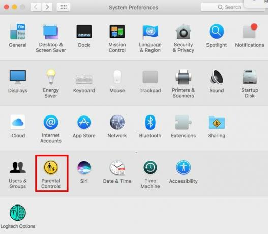 preferencias del sistema mac controles parentales